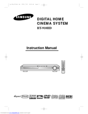 Samsung HT-910HD Instruction Manual