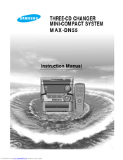 Samsung MAX-DN55 Instruction Manual