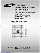 Samsung MAX-DX55 Instruction Manual