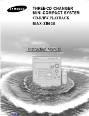 Samsung MAX-ZB630 Instruction Manual