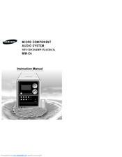Samsung MM-C8R Instruction Manual