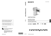 Sony HDR-TG5V Operating Manual