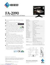 EIZO FA-2090 Specifications