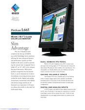 EIZO FlexScan L665 Brochure