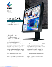 EIZO FlexScan L685 Specifications
