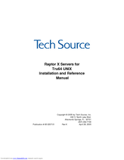Tech Source Raptor GFX-8PD Installation And Reference Manual