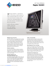 EIZO Raptor SQ2801 Specifications