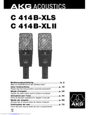 AKG C414B-XLII User Instructions