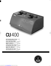 AKG CU 400 User Instructions