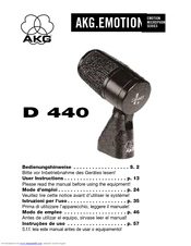 AKG D 440 User Instructions