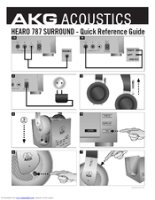 AKG HEARO 787 SURROUND -  GUIDE Quick Reference Manual