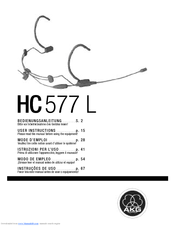 AKG HC 577 L Manual