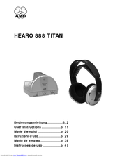 AKG HEARO 888 TITAN User Instructions