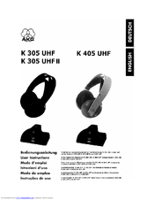 AKG K 405 UHF Manual