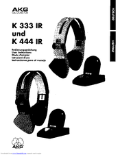 AKG K 333 IR Manual