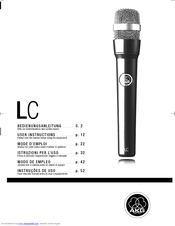 AKG LC User Instructions