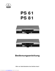 AKG PS 81 Manual