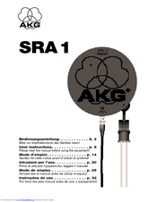 AKG SRA 1 User Instructions