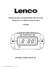 LENCO CR-2800 Instruction Manual