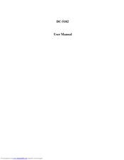 LENCO DC-5102 User Manual