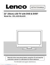 Lenco DVL-2253 BLACK Manual