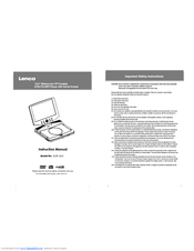 LENCO DVP-1027 Instruction Manual