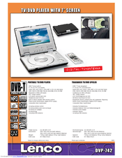 LENCO DVP-742 Brochure