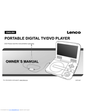 LENCO DVP-847 Owner's Manual