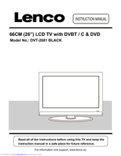 Lenco DVT-2681 Instruction Manual