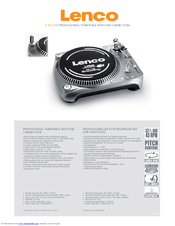 LENCO L-80 USB - Brochure & Specs