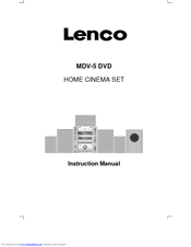 LENCO MDV-5 DVD Instruction Manual