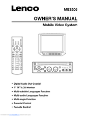 LENCO MES-205 Owner's Manual