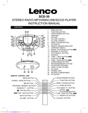 Lenco SCD-30 Instruction Manual