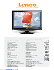 LENCO TFT-2412 Specifications