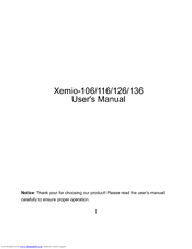 LENCO XEMIO-146 User Manual