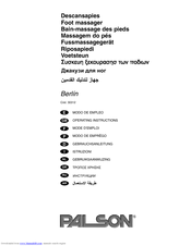 PALSON BERLIN Manual