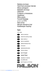 PALSON SPIN Operating Instructions Manual
