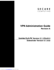 Secure Computing ADMINGUIDEREVA Manual