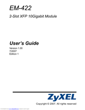 ZyXEL Communications EM-422 User Manual