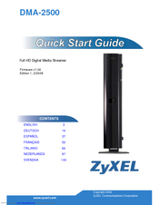 ZyXEL Communications DMA-2500 Quick Start Manual