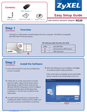Zyxel Communications N220 Setup Manual