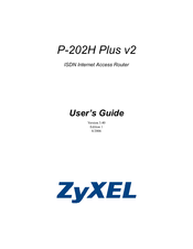 ZyXEL Communications P-202H Plus v2 User Manual
