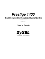 ZyXEL Communications PRESTIGE 1400 - User Manual