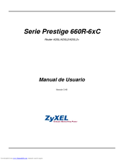 ZyXEL Communications PRESTIGE P660R-6XC Manual De Usuario