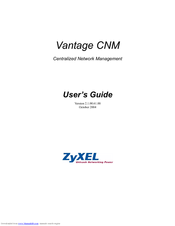 Zyxel Communications VANTAGE CNM User Manual