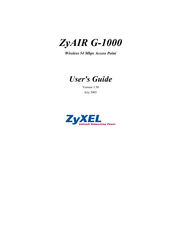 ZyXEL Communications ZYAIR G-1000 User Manual