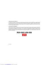 APRILIA SXV 550 Manual