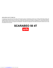 APRILIA SCARABEO 50 4T - 2006 Manual