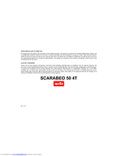 APRILIA SCARABEO 50 4T 4V - 2007 Manual