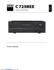 NAD C 725BEE Owner's Manual